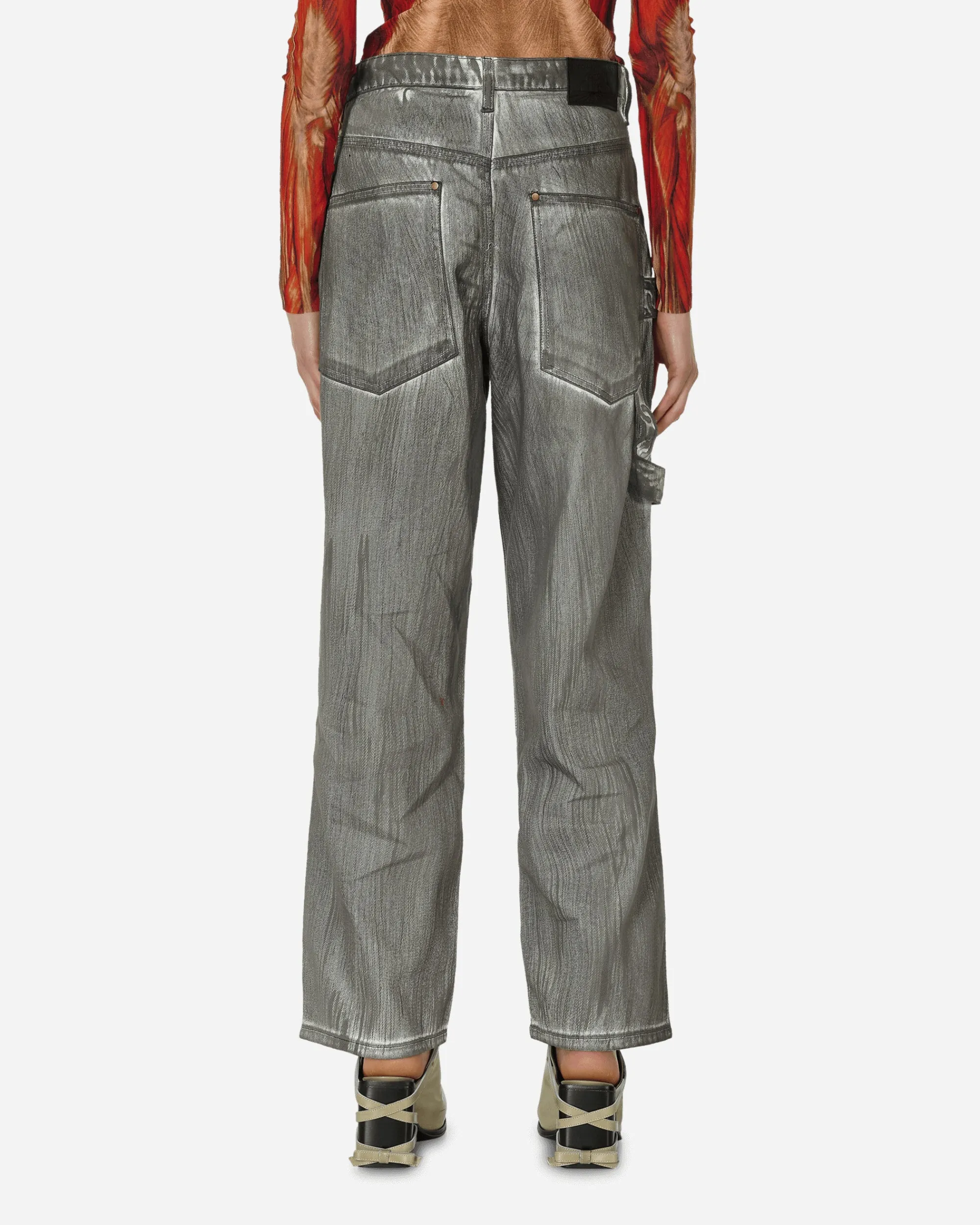 Stingwater Pants^Painted Chain Jeans Black
