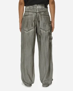 Stingwater Pants^Painted Chain Jeans Black