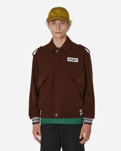 Paccbet Coats And Jackets^Painting Harrington Jacket Brown