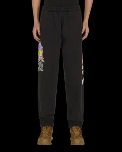 Brain Dead Pants^Paintman Sweatpants Black