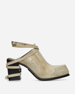 Simona Vanth Classic Shoes^P.A.M. Tango Brush-Off Lasered Tribal Heels Taupe