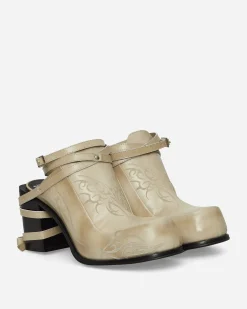 Simona Vanth Classic Shoes^P.A.M. Tango Brush-Off Lasered Tribal Heels Taupe