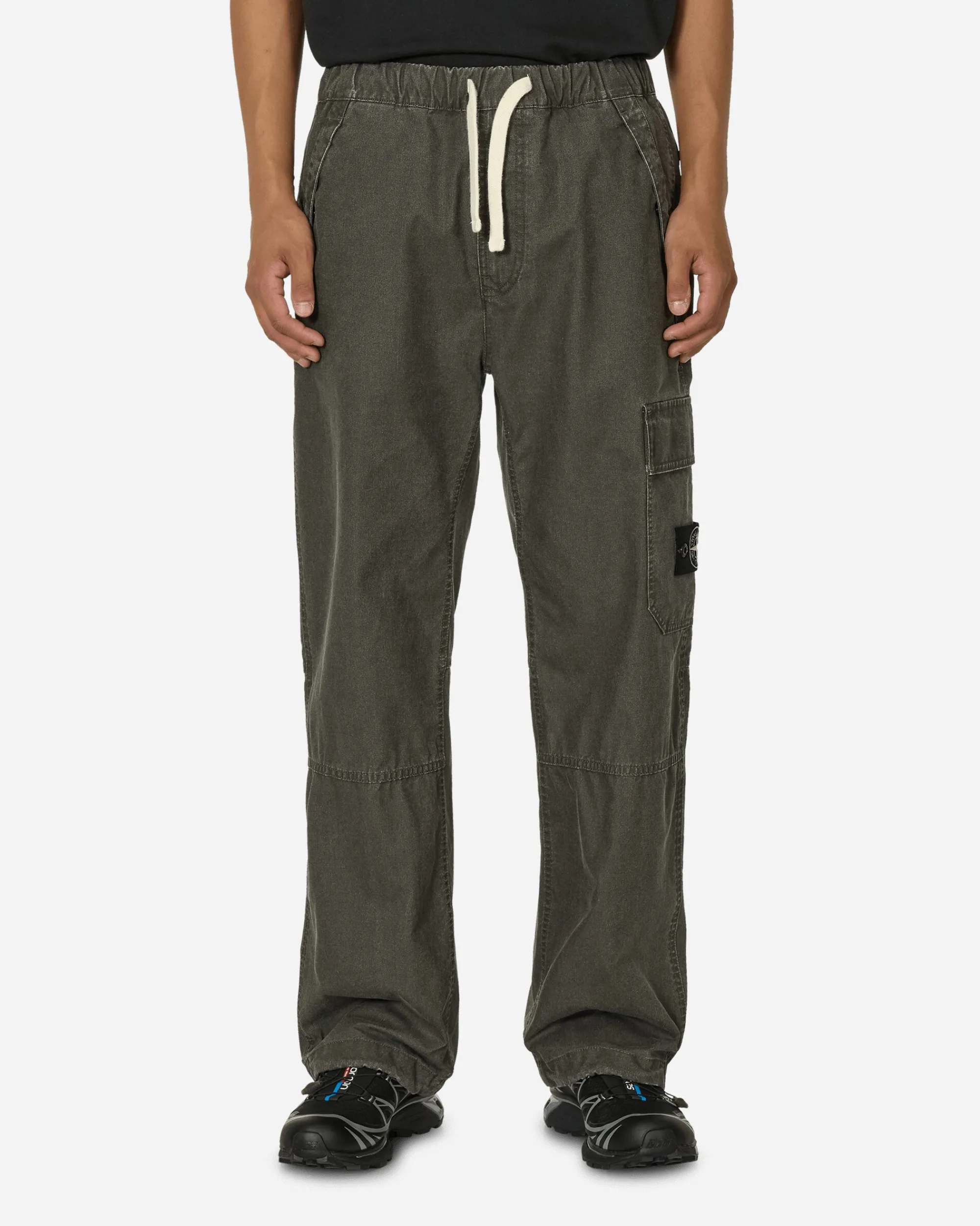 Stone Island Pants^Panama Recycled Oxide Plating Cargo Pants Lead Grey