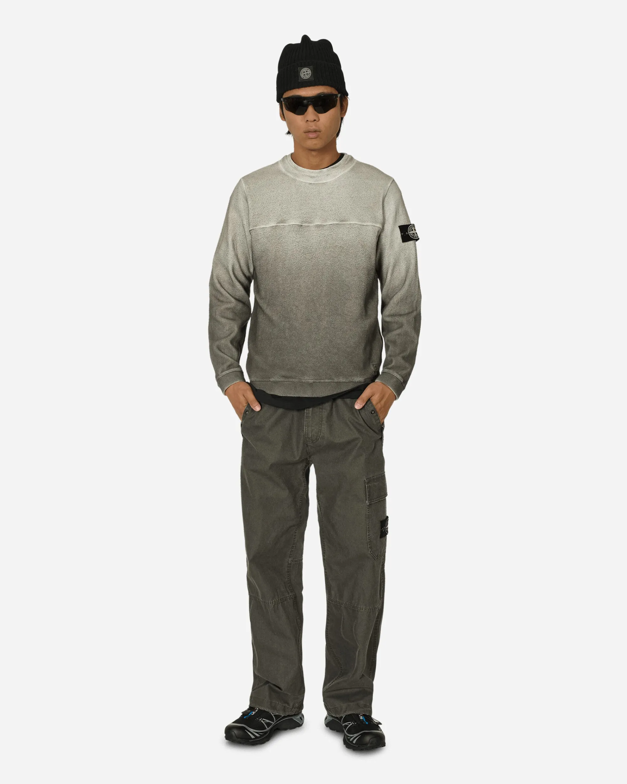 Stone Island Pants^Panama Recycled Oxide Plating Cargo Pants Lead Grey