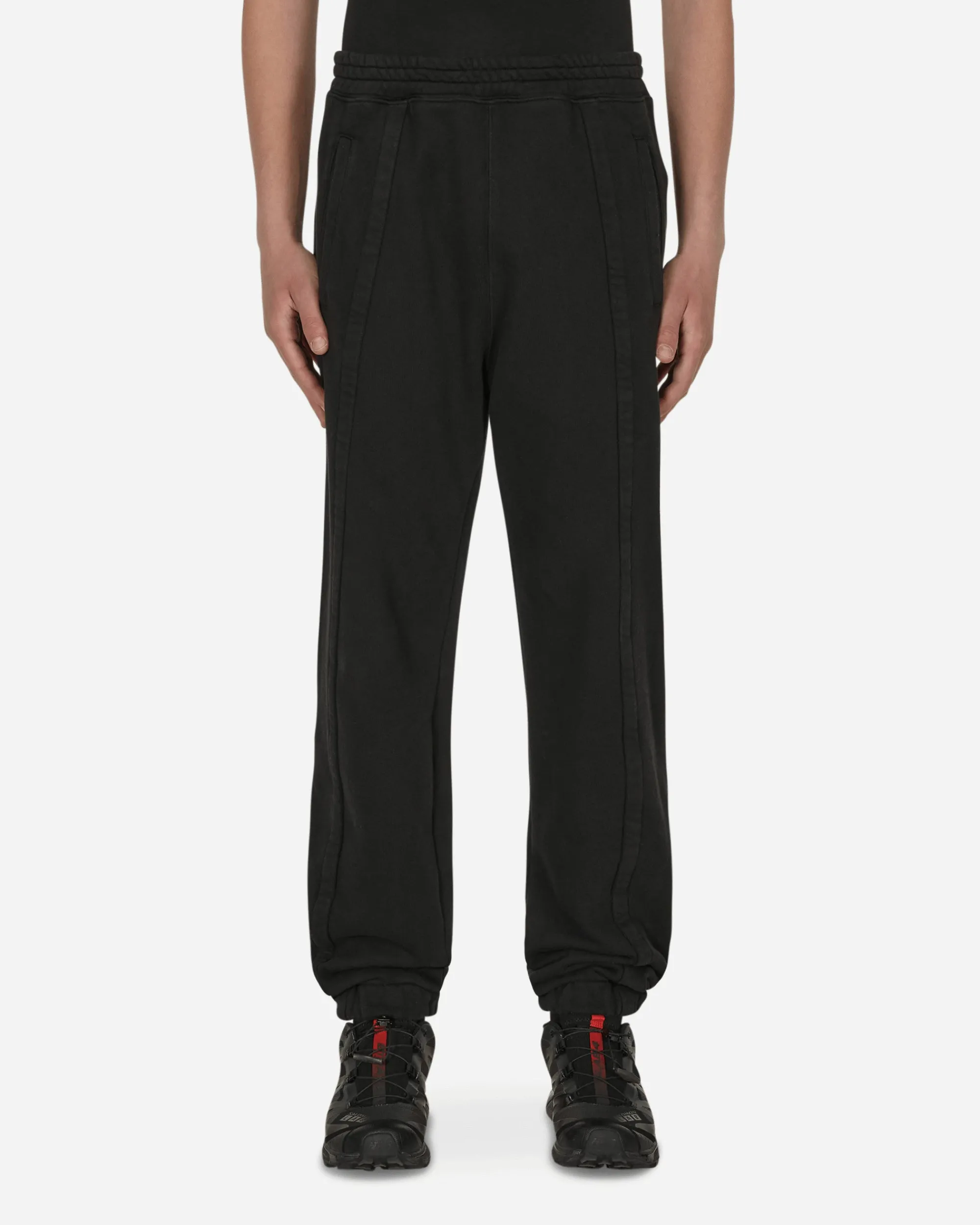 Slam Jam Pants^Panel Basic Sweatpants Black