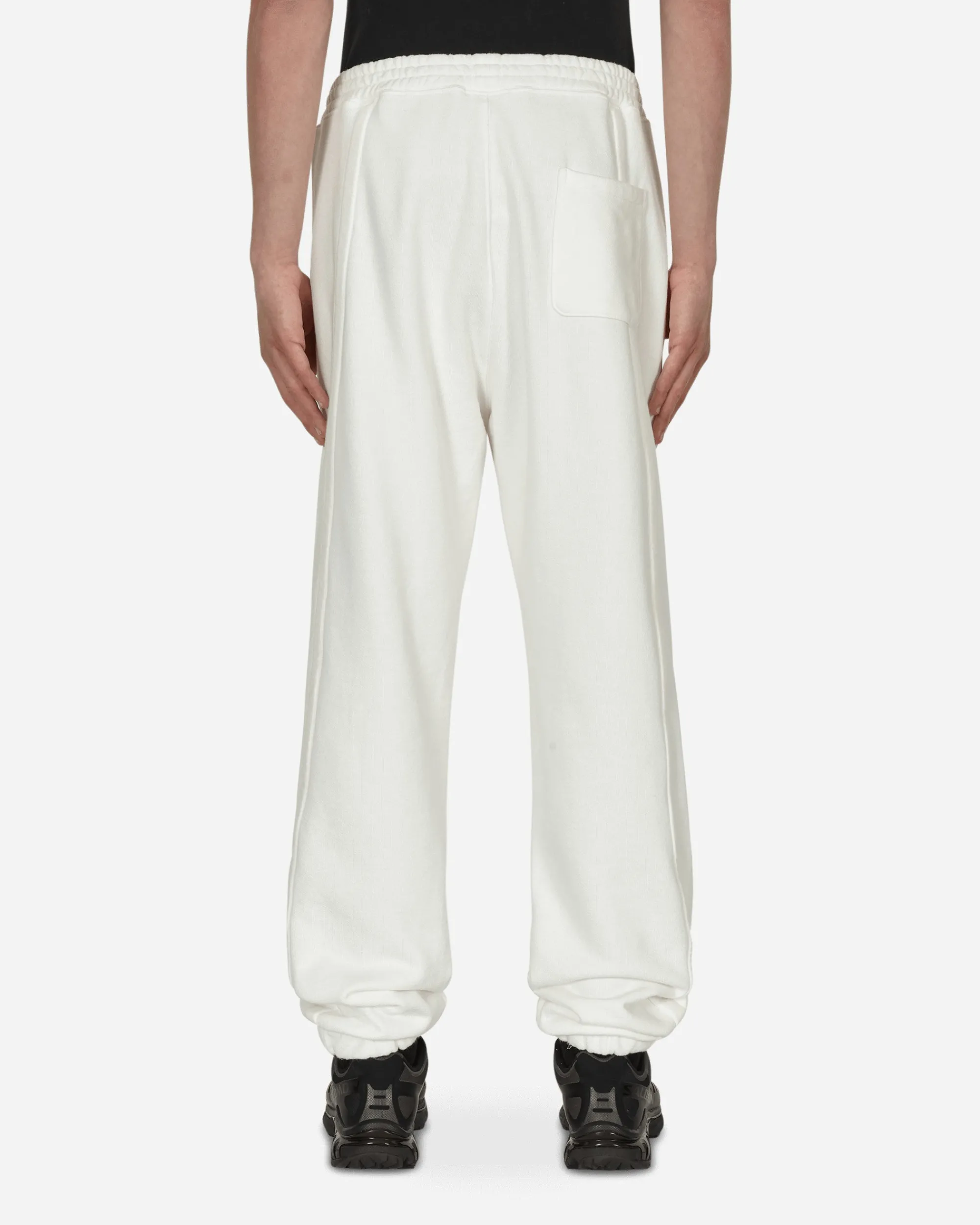 Slam Jam Pants^Panel Basic Sweatpants White