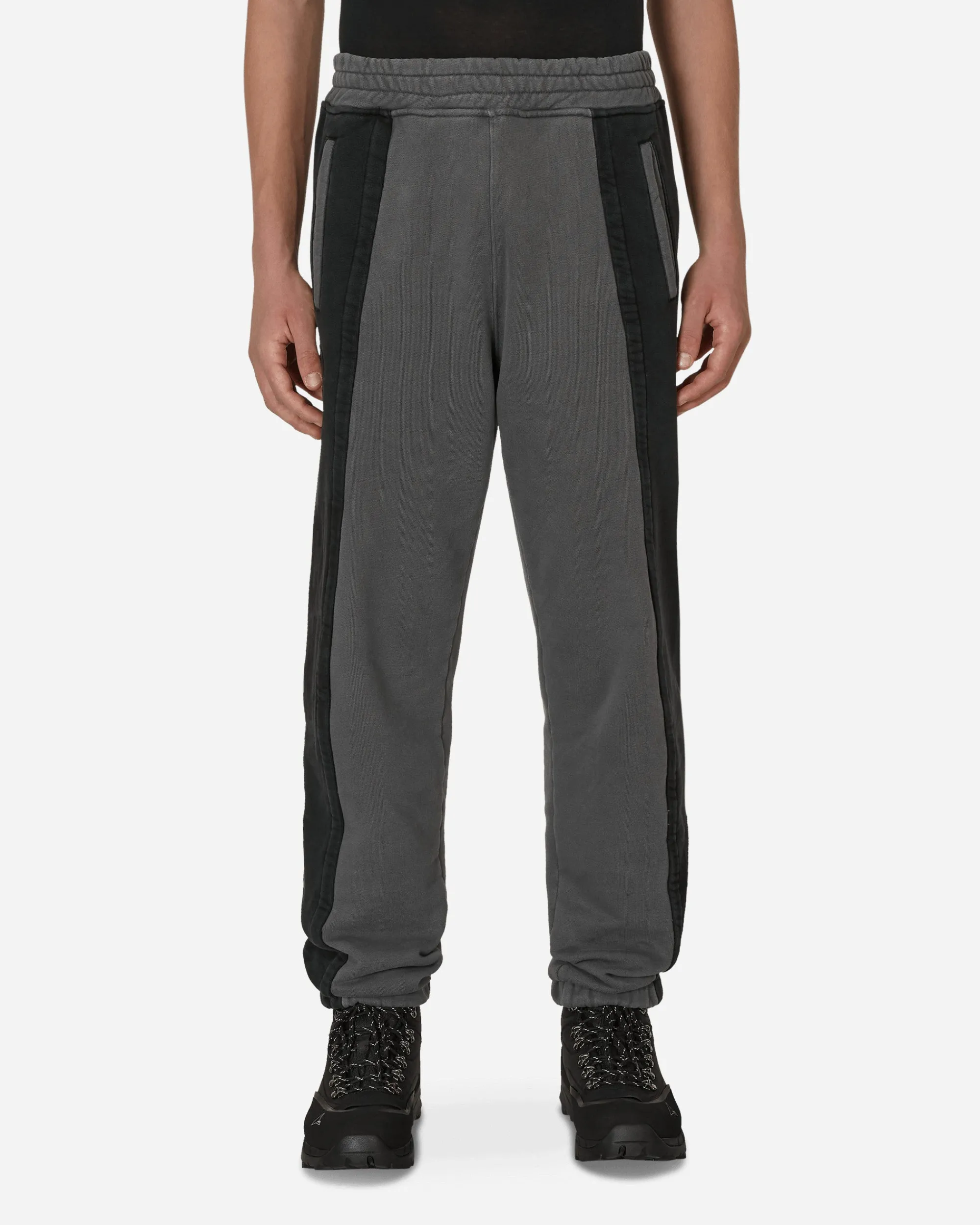 Slam Jam Pants^Panel Sweatpants Grey / Black