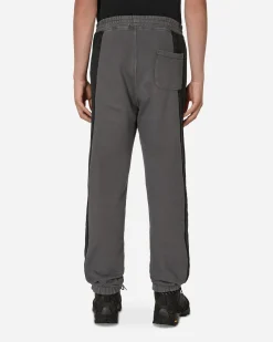 Slam Jam Pants^Panel Sweatpants Grey / Black