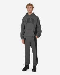 Slam Jam Pants^Panel Sweatpants Grey / Black