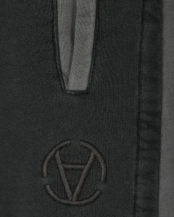 Slam Jam Pants^Panel Sweatpants Grey / Black