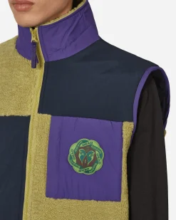 Brain Dead Coats And Jackets^Paneled Field Vest Multicolor