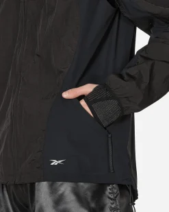 Reebok Coats And Jackets^Paneled Running Jacket Black
