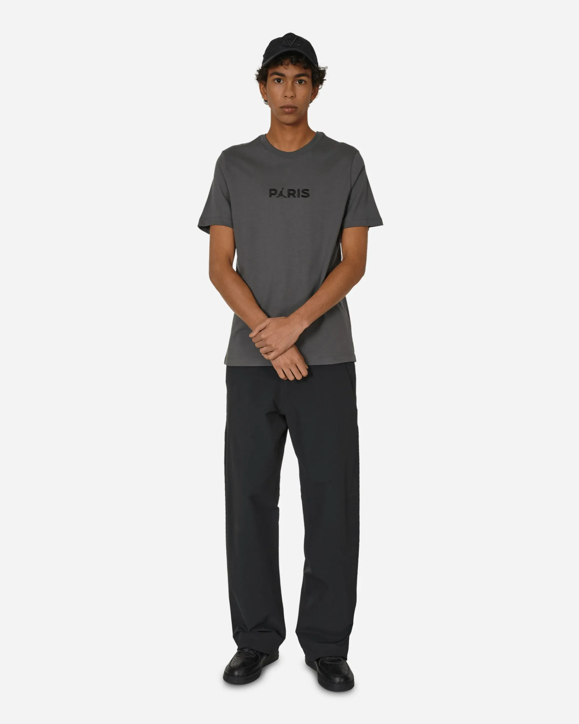Nike Jordan T-Shirts^Paris Saint-Germain Wordmark T-Shirt Iron Grey