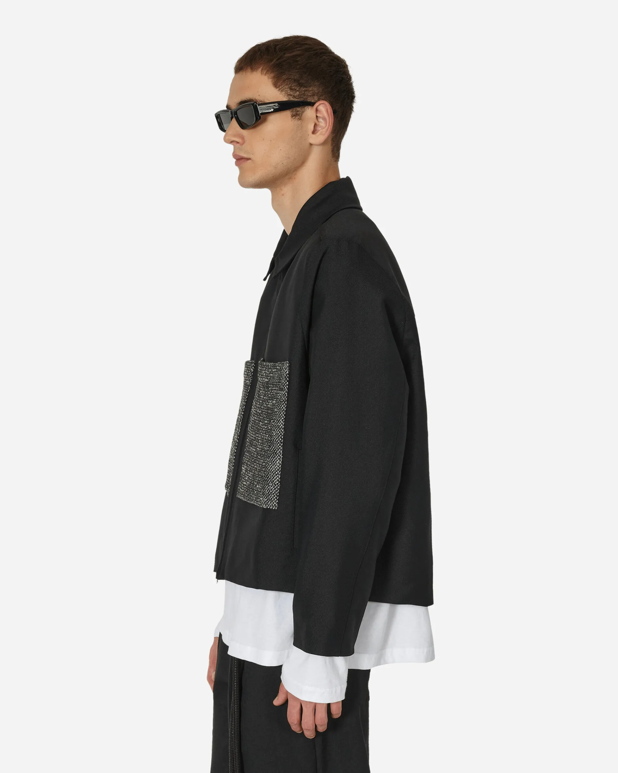 Song for the Mute Coats And Jackets^Patch Pocket Crop Jacket Black