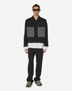 Song for the Mute Coats And Jackets^Patch Pocket Crop Jacket Black
