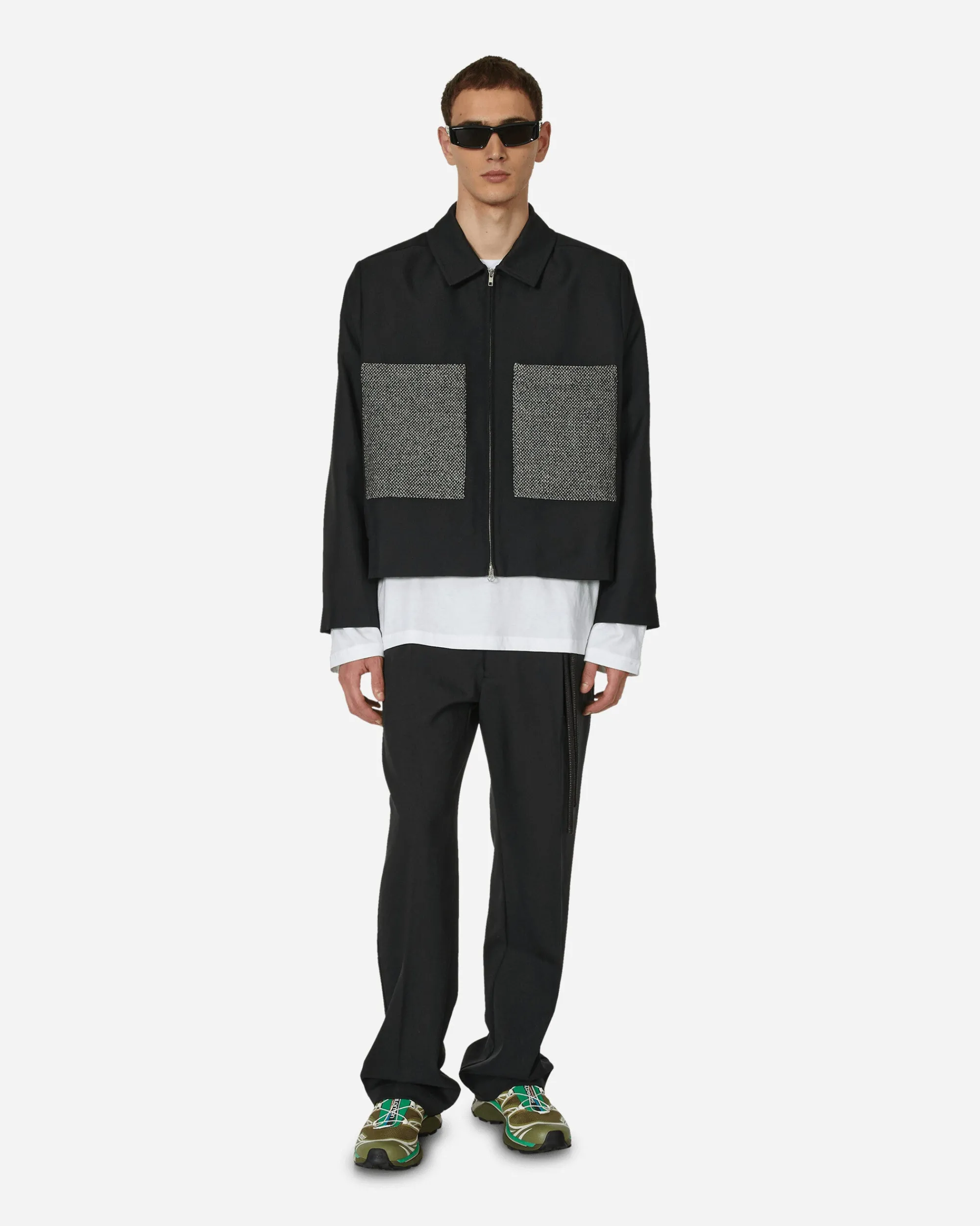 Song for the Mute Coats And Jackets^Patch Pocket Crop Jacket Black