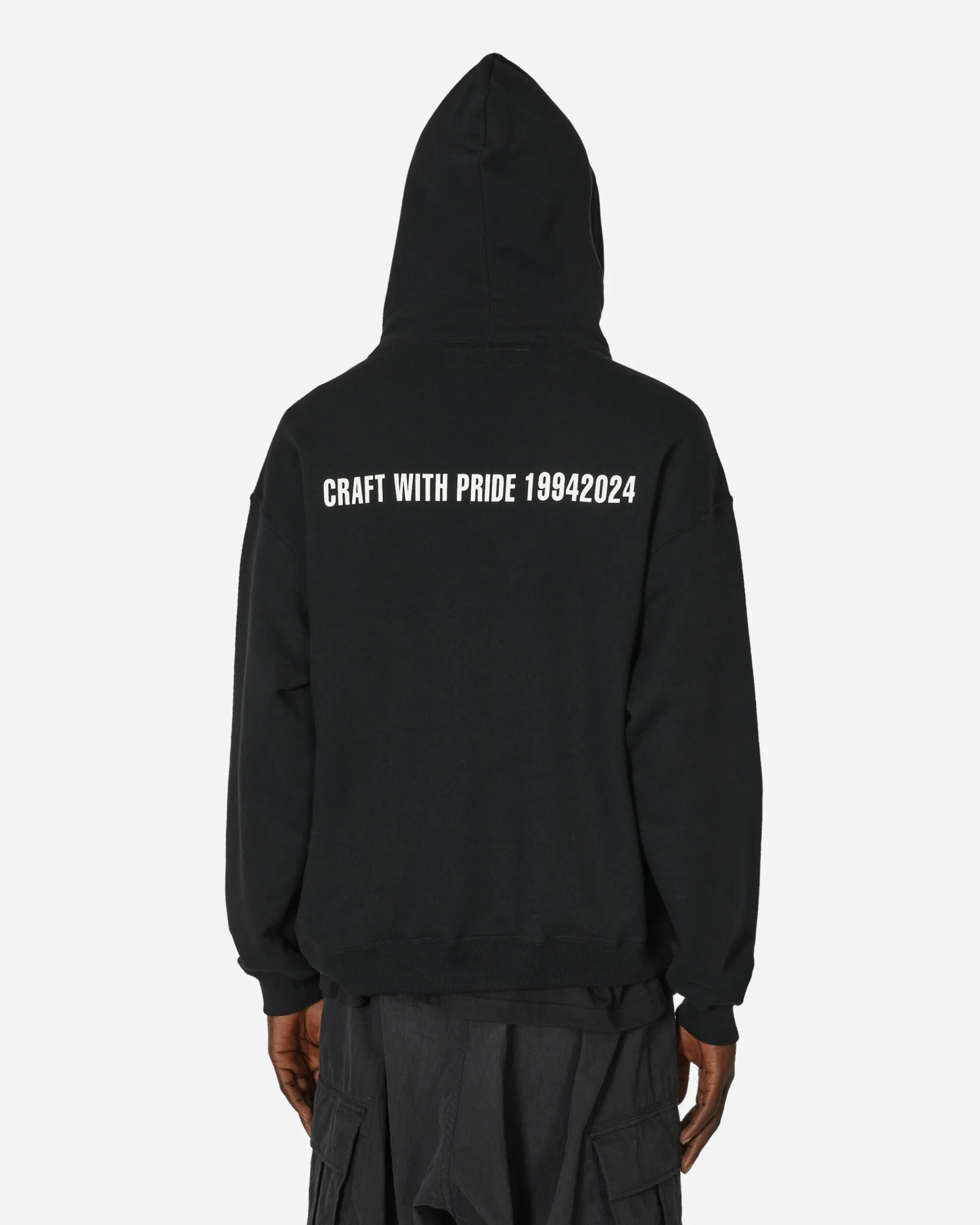 Neighborhood Sweatshirts^Patched Hooded Sweatshirt Black