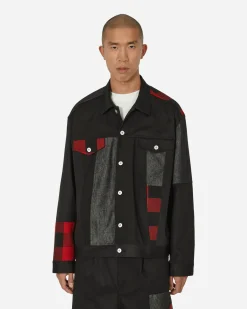 Comme Des Garçons Homme Coats And Jackets^Patchwork Jacket Black