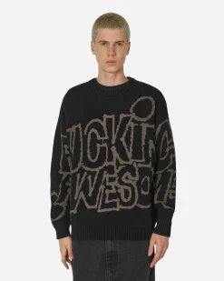 Fucking Awesome Knitwear^PBS Knit Sweater Black