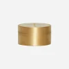 Mister Green High Times^Peace Logo Container Brass