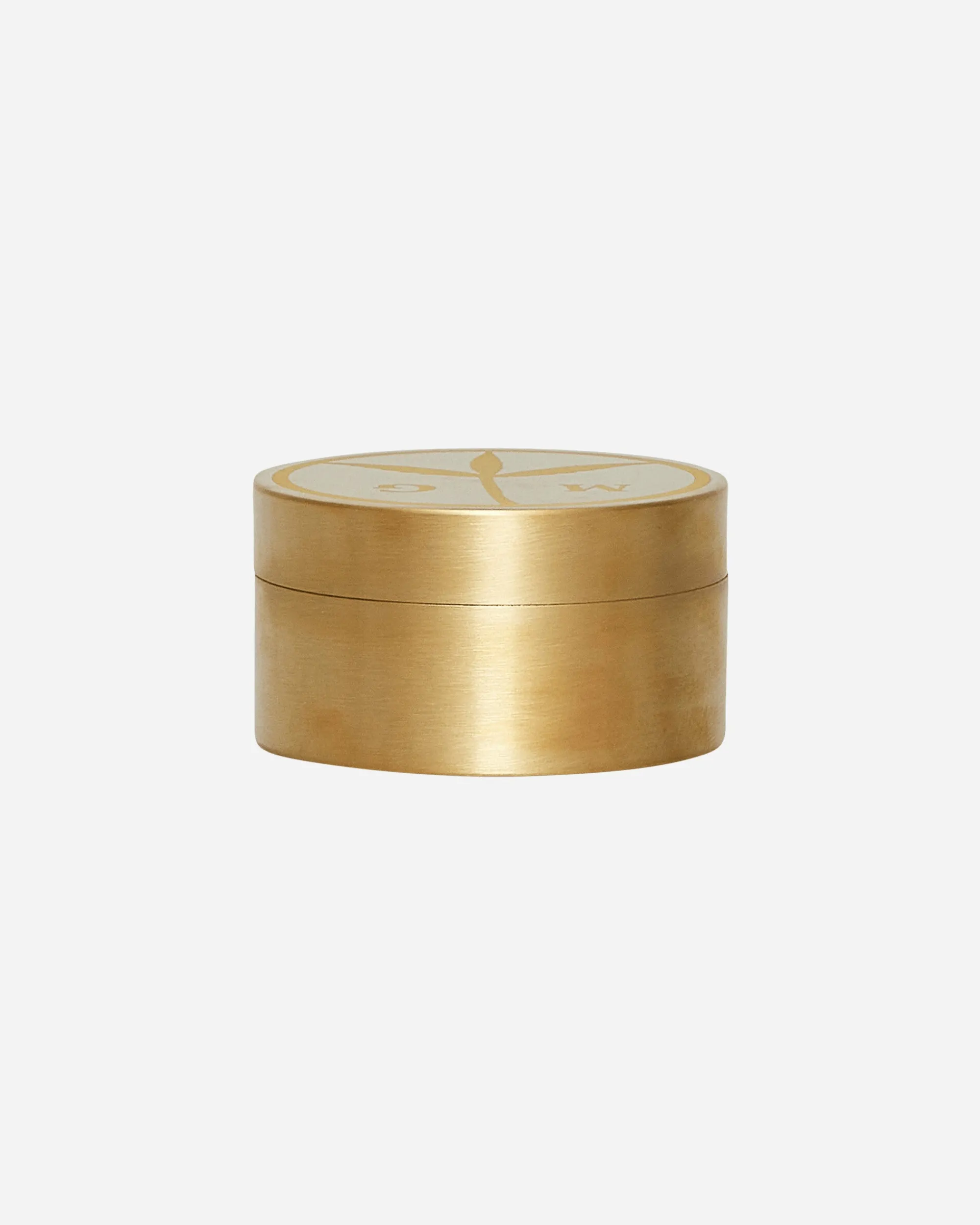 Mister Green High Times^Peace Logo Container Brass