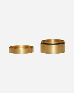 Mister Green High Times^Peace Logo Container Brass