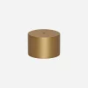 Mister Green Home^Peace Logo Cylinder Burner Brass