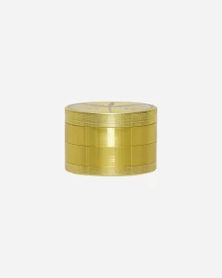Mister Green High Times^Peace Logo Grinder Gold
