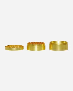 Mister Green High Times^Peace Logo Grinder Gold