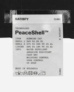 Satisfy Hats|Hats^PeaceShell Running Cap Black