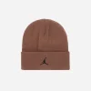 Nike Jordan Hats|Hats^Peak Satin Lined Beanie Archaeo Brown