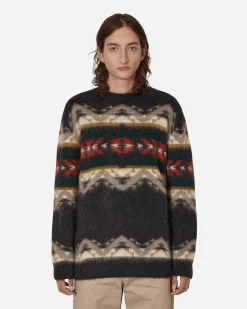 Junya Watanabe MAN Knitwear^Pendleton Crewneck Sweater Grey