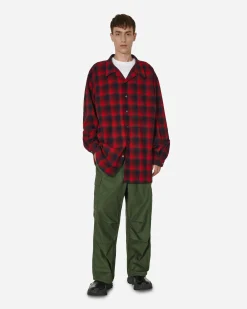 Maison Margiela Shirts^Pendleton Oversized Shirt Red