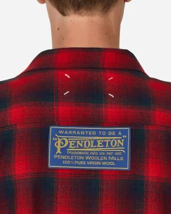 Maison Margiela Shirts^Pendleton Oversized Shirt Red