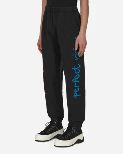 Brain Dead Pants^Perfect Visions Sweatpants Black