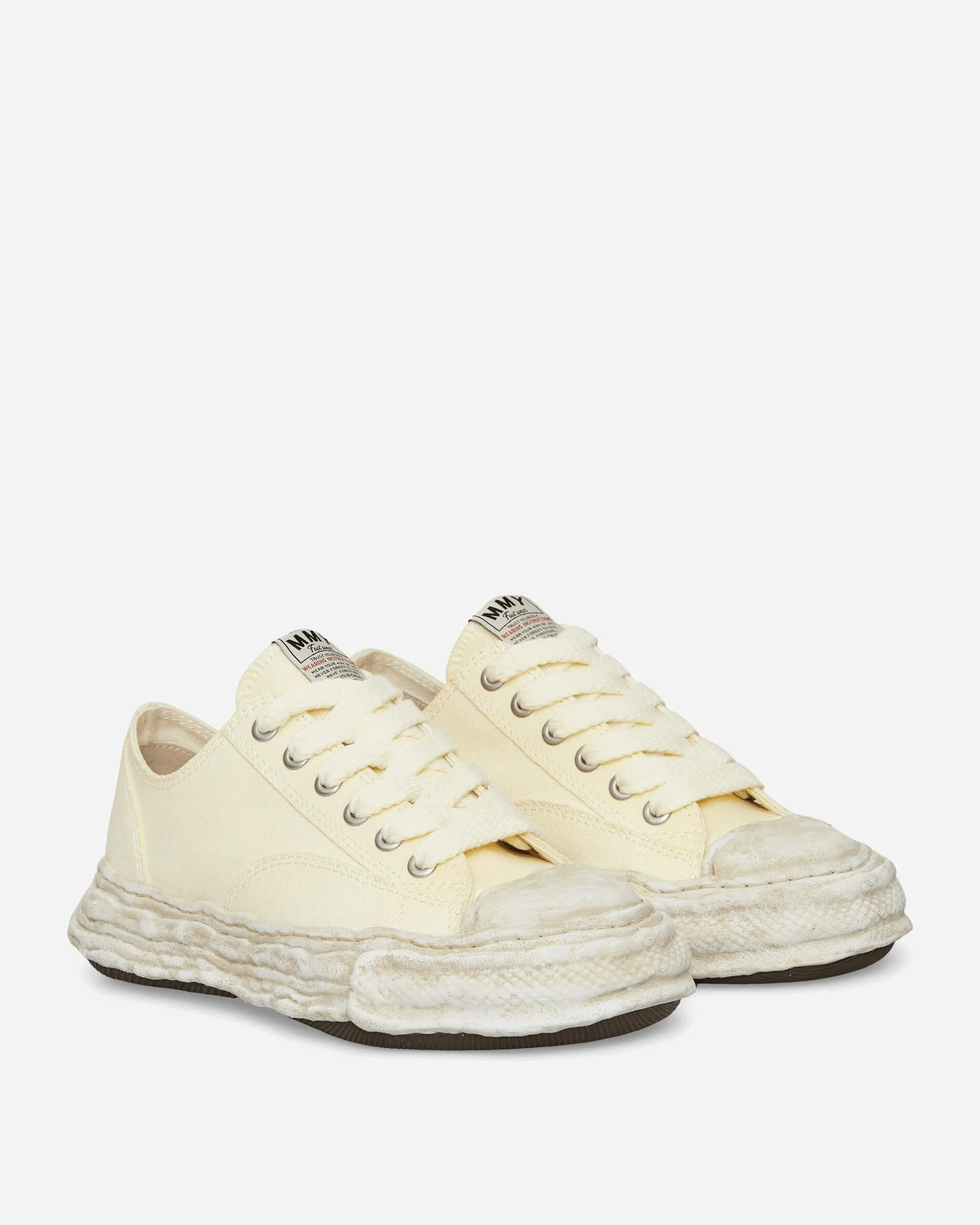 Maison MIHARA YASUHIRO Sneakers·Low|Sneakers^Peterson 23 OG Sole Over-Dyed Canvas Low Sneakers White