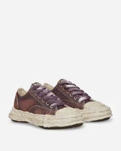 Maison MIHARA YASUHIRO Sneakers·Low|Sneakers^Peterson 23 OG Sole Washed Denim Low Sneakers Purple
