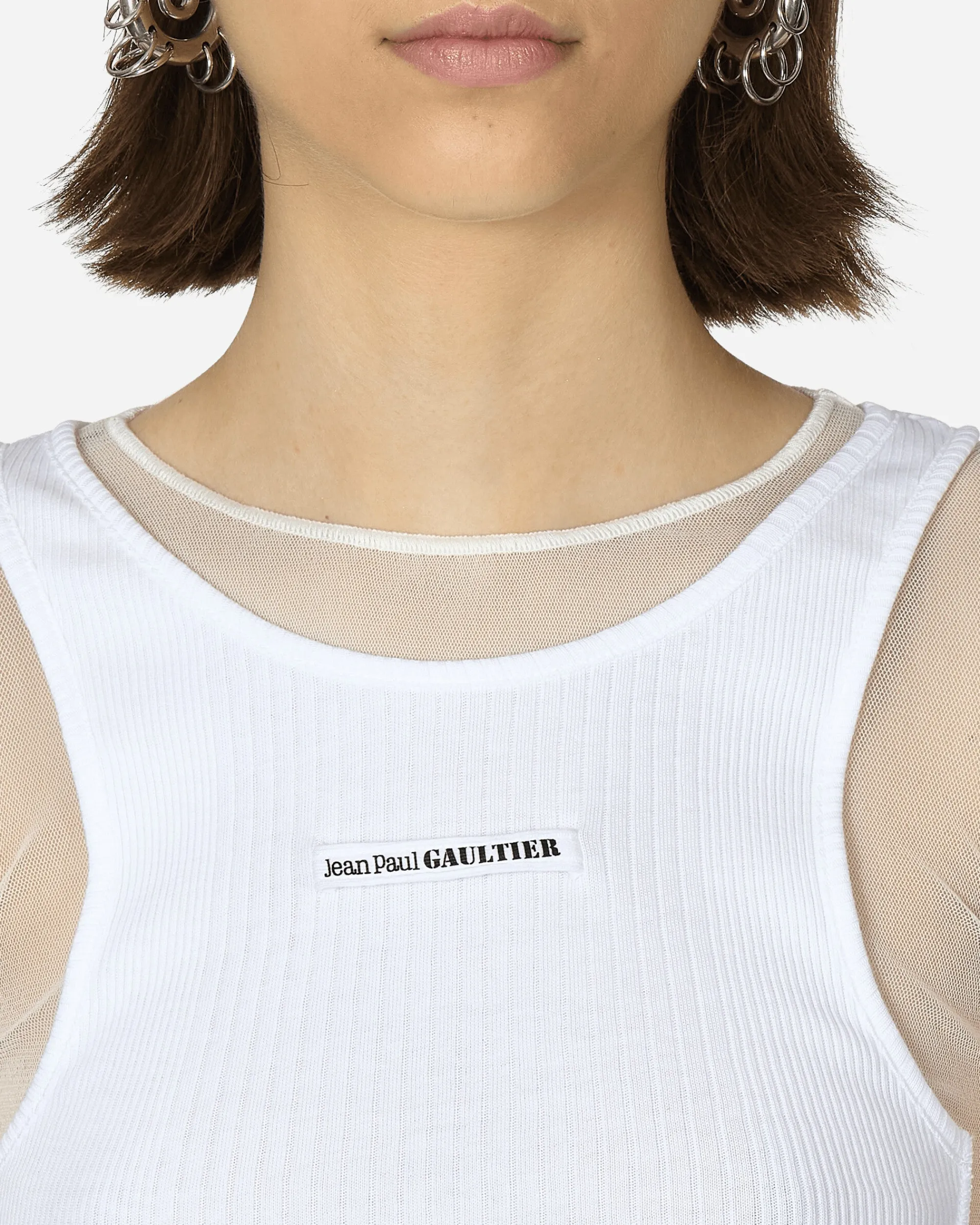 Jean Paul Gaultier T-Shirts^Petit Grand Top White