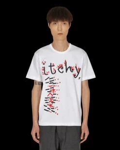 Comme Des Garçons Black T-Shirts^Philip Pagowski T-Shirt White