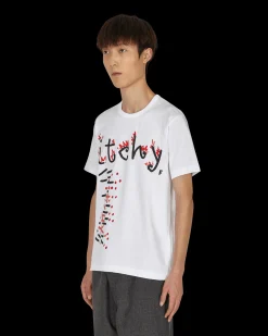 Comme Des Garçons Black T-Shirts^Philip Pagowski T-Shirt White