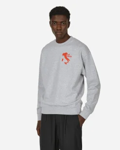 Public Possession Sweatshirts^P.iù P.asta Crewneck Sweatshirt Light Grey Heather