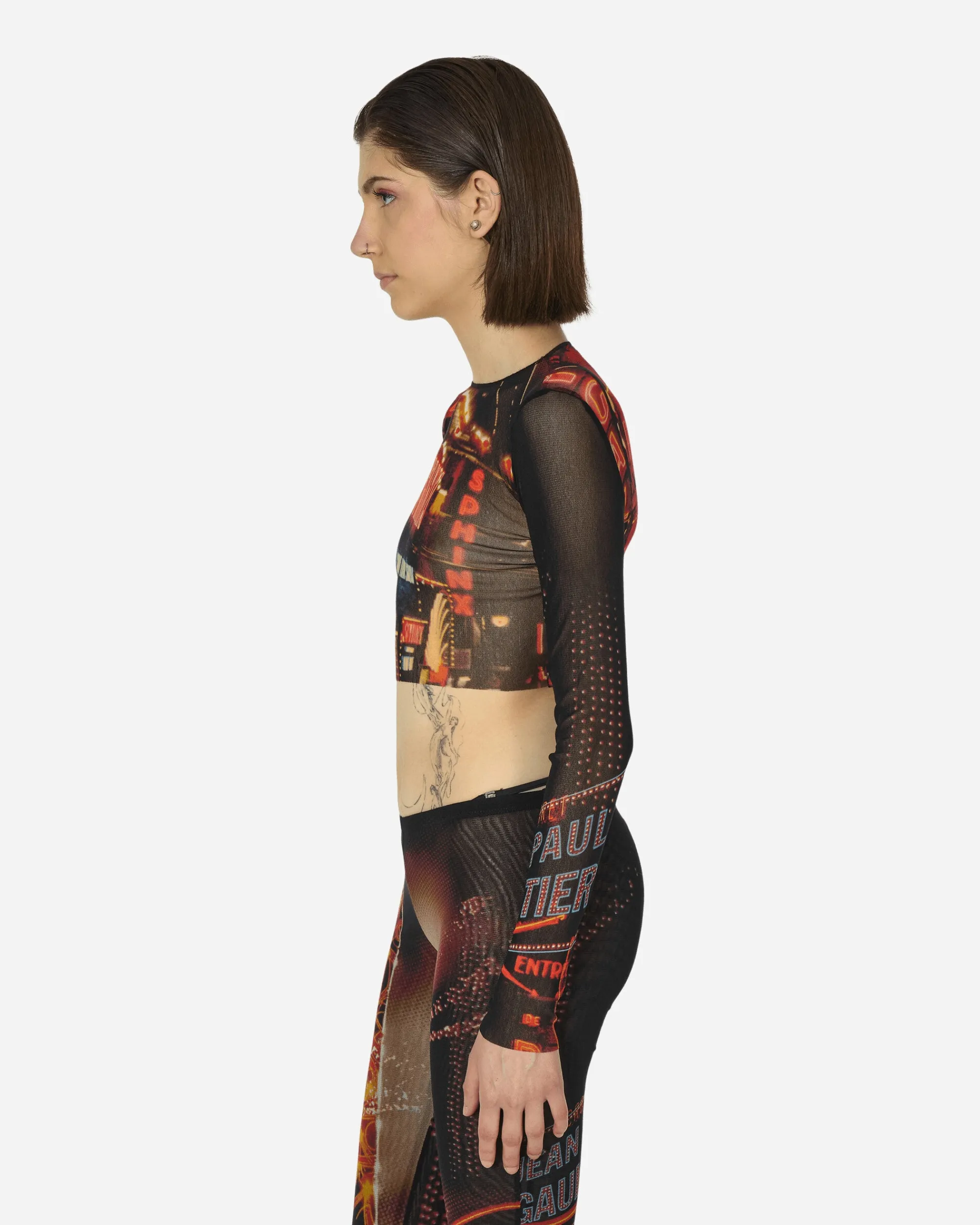 Jean Paul Gaultier T-Shirts^Pigalle Crop Top Red / Black