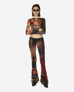 Jean Paul Gaultier T-Shirts^Pigalle Crop Top Red / Black