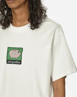 Stingwater T-Shirts^Piggy Bank T-Shirt White