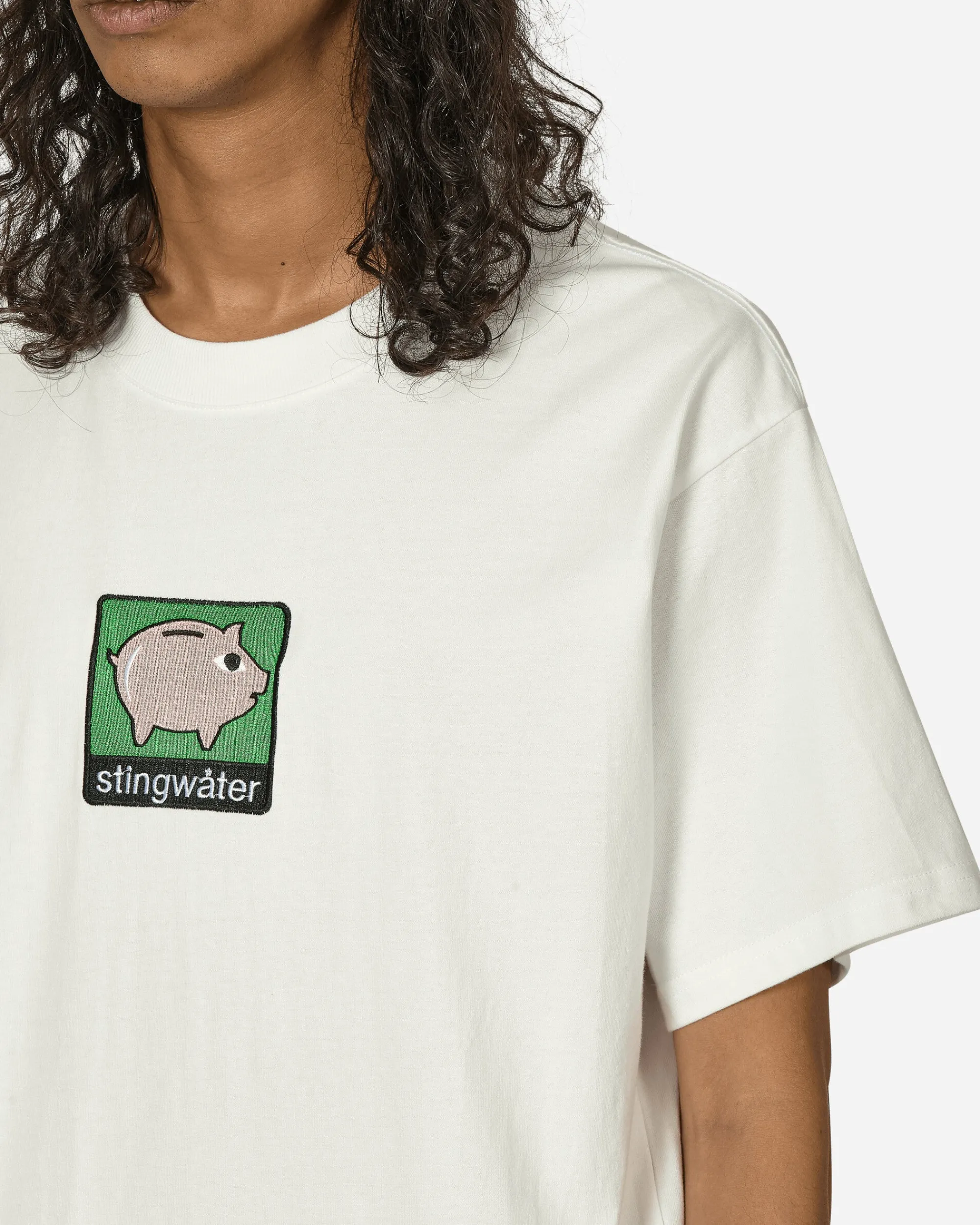 Stingwater T-Shirts^Piggy Bank T-Shirt White