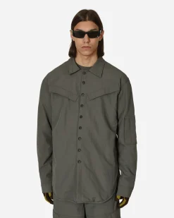 Bryan Jimenèz Shirts^Pilot Shirt Dry Grey