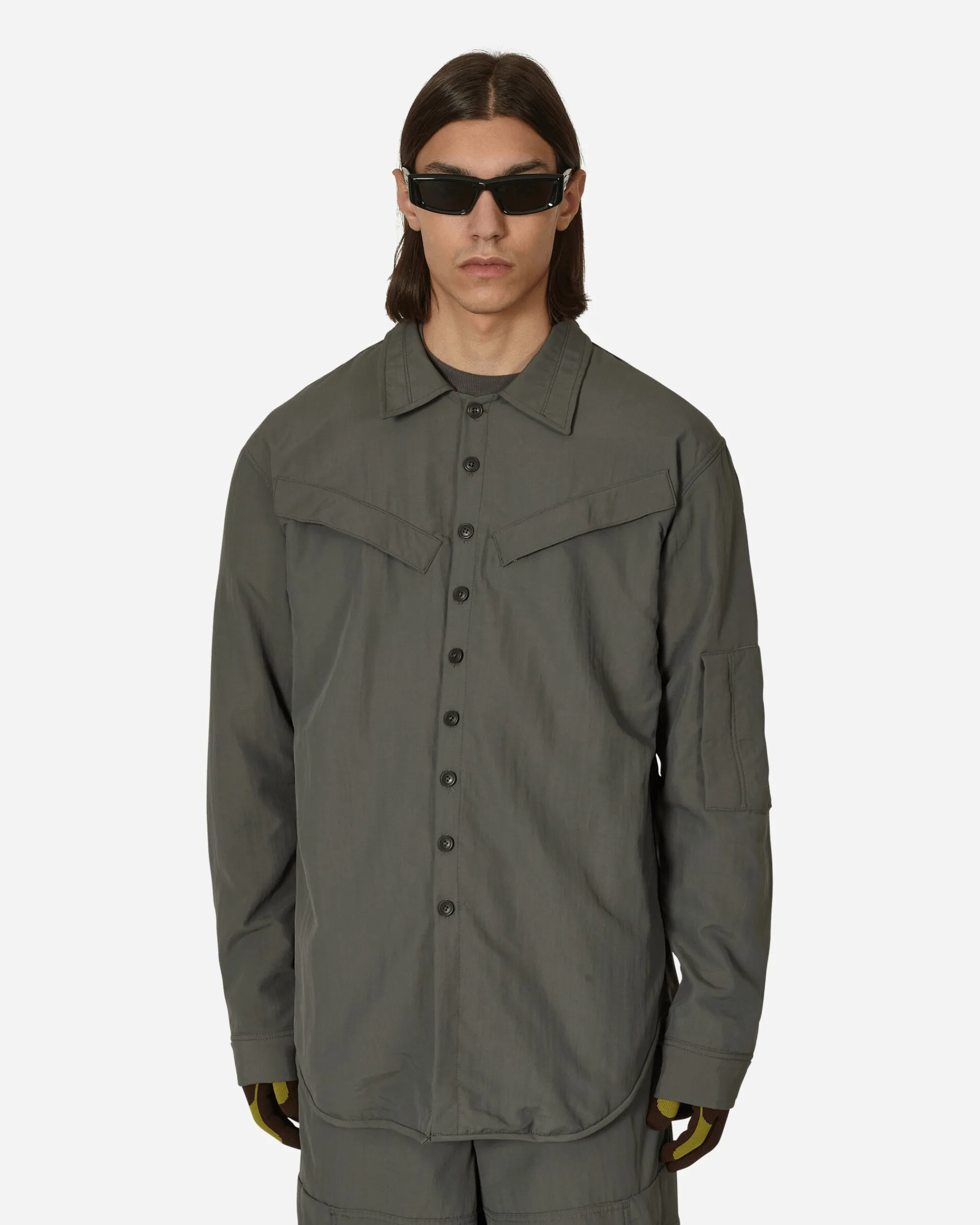 Bryan Jimenèz Shirts^Pilot Shirt Dry Grey