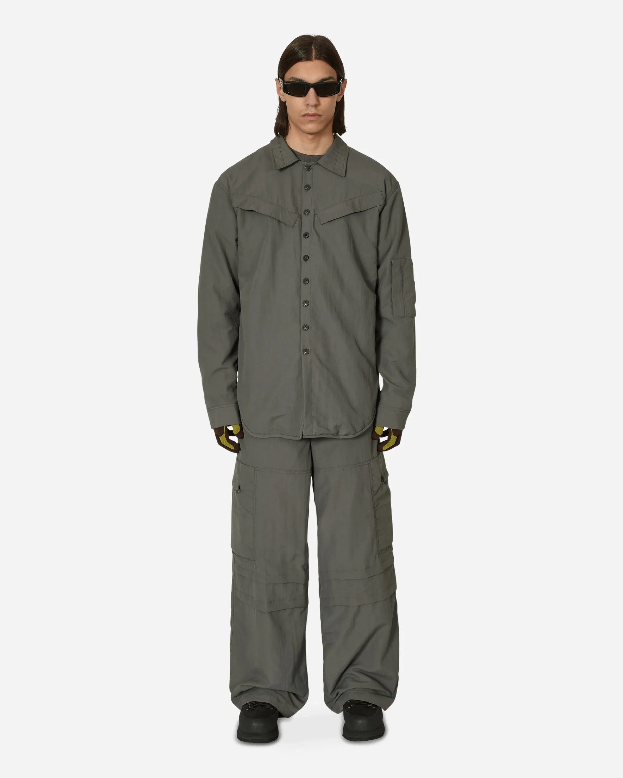 Bryan Jimenèz Shirts^Pilot Shirt Dry Grey
