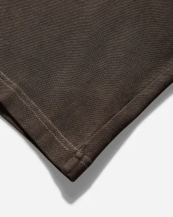 Stüssy T-Shirts^Pique Polo Pigment Dyed Brown