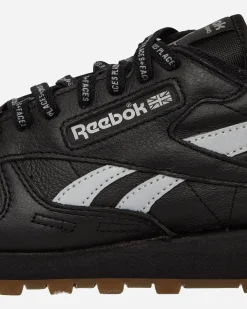 Reebok Sneakers·Low|Sneakers^PLACES+FACES Classic Leather Sneakers Black / Silver
